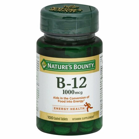 NATURES BOUNTY Vitamin B-12 1000Mcg Tablets, 100PK 185531